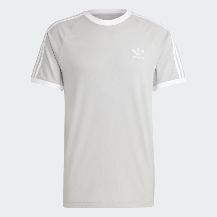 Camiseta Adidas Adicolor Classics 3 Rayas Gris