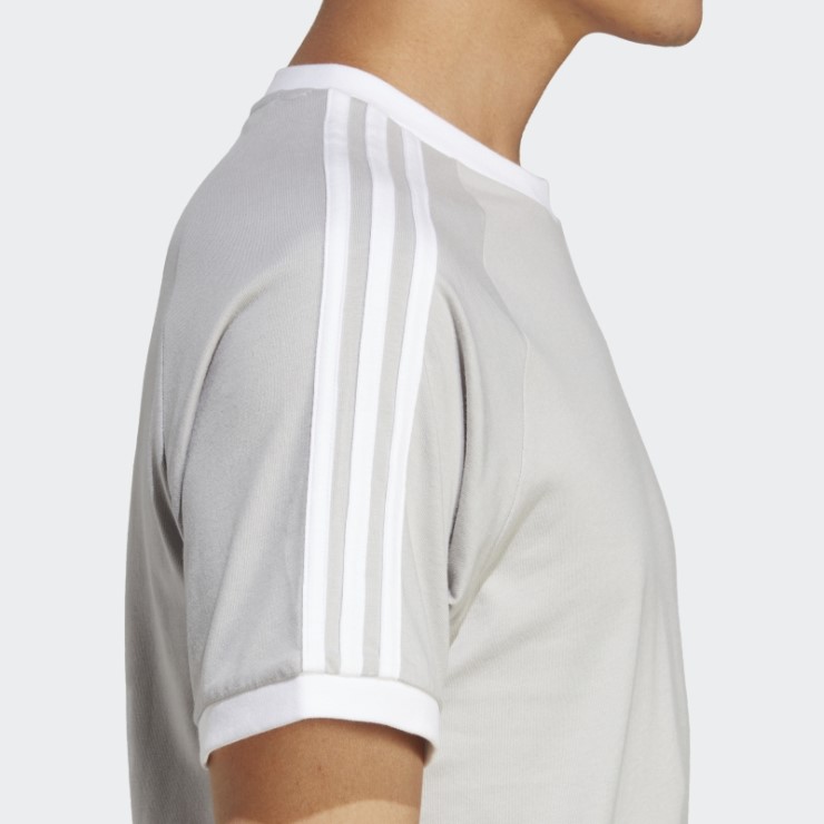 Camiseta Adidas Adicolor Classics 3 Rayas Gris
