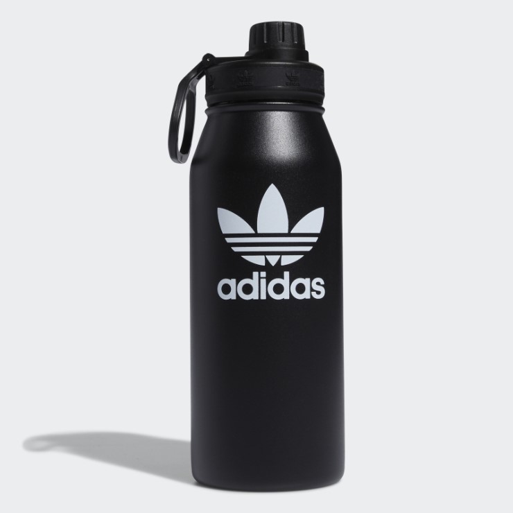 Bidón Metal Acero Adidas 1l Negro