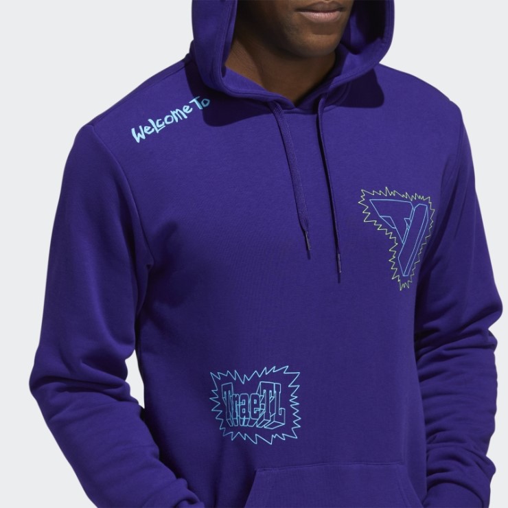 Adidas Trae Sudadera Morada