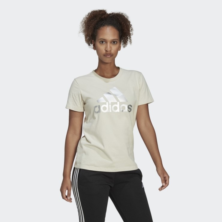 Camiseta De Aluminio Con Logo Adidas Essentials