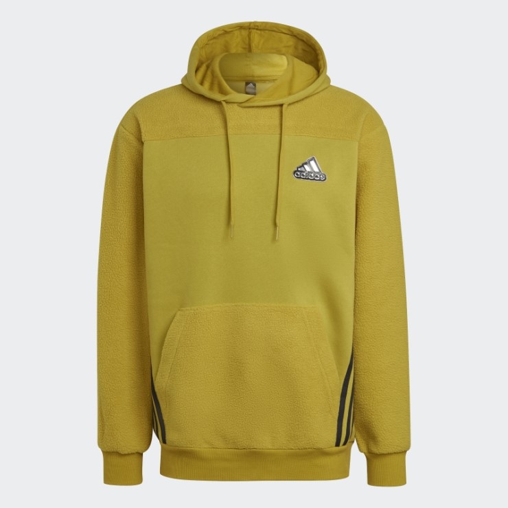 Sudadera Con Capucha Verde Oliva Essentials Adidas