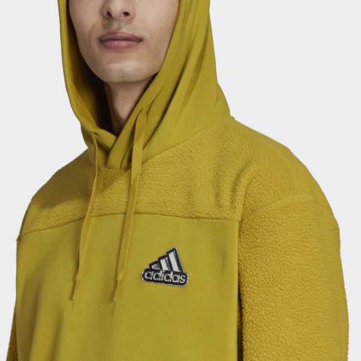 Sudadera Con Capucha Verde Oliva Essentials Adidas