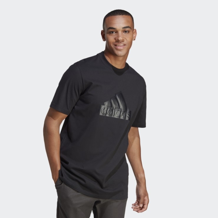 Iconos Del Futuro Insignia De Deporte Camiseta Negra Adidas