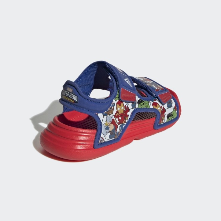 Adidas X Marvel Altaswim Super Hero Aventuras Sandalias Moda Rojo