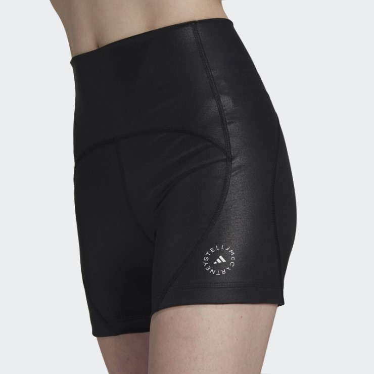 Adidas By Stella Mccartney Truestrength Yoga Medias Cortas Caliente Negro