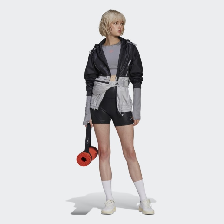 Adidas By Stella Mccartney Truestrength Yoga Medias Cortas Caliente Negro