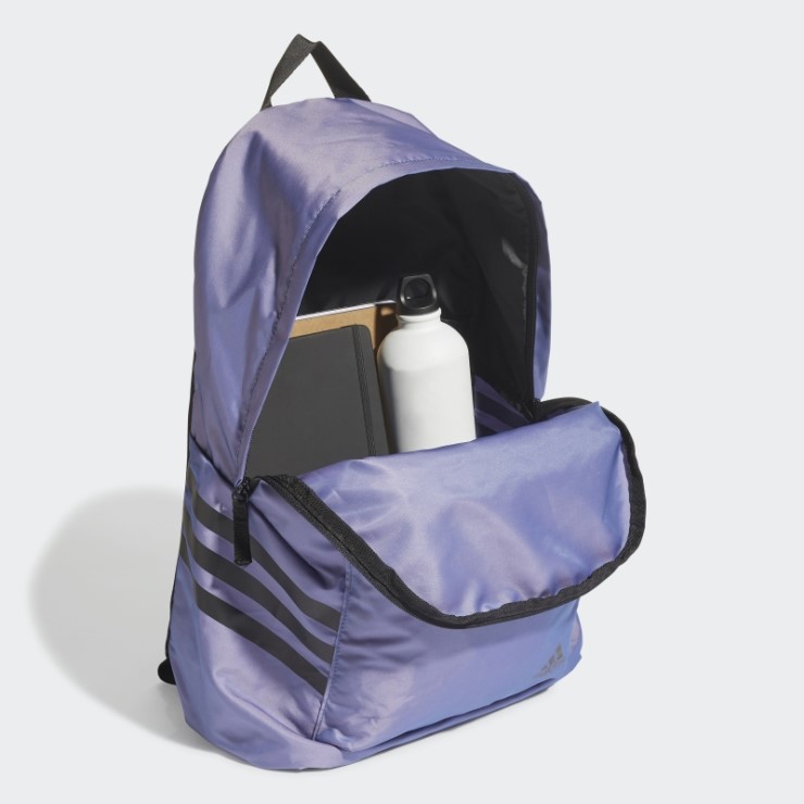 Mochila Adidas Classic Future Icon 3 Rayas Acero