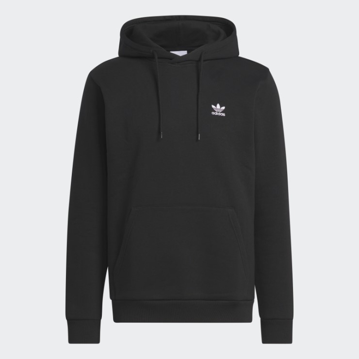 Sudadera Con Capucha Trefoil Essentials Negro Adidas
