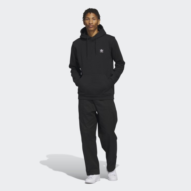 Sudadera Con Capucha Trefoil Essentials Negro Adidas