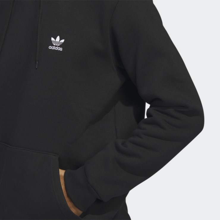 Sudadera Con Capucha Trefoil Essentials Negro Adidas
