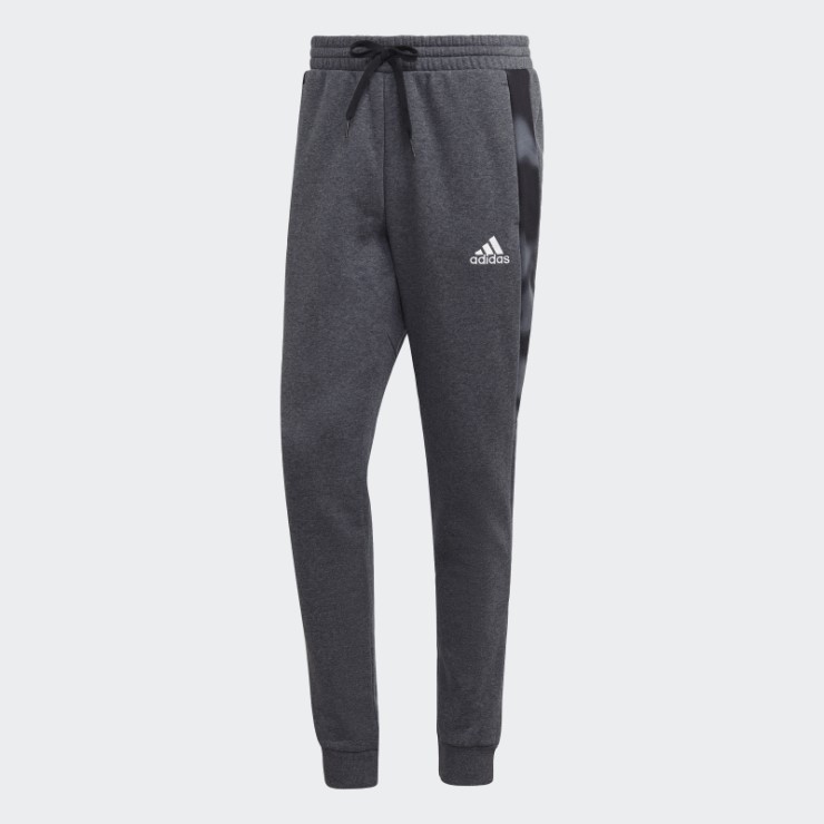 Pantalones Adidas Essentials Camo Print Fleece Gris Oscuro Jaspeado