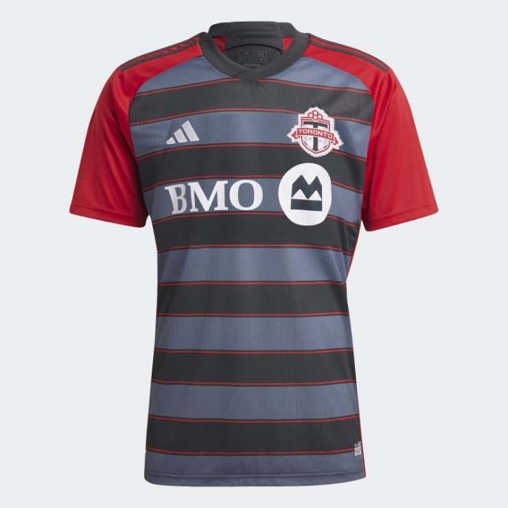 Camiseta Primera Equipación Adidas Toronto Fc 23/24 Gris Sólido