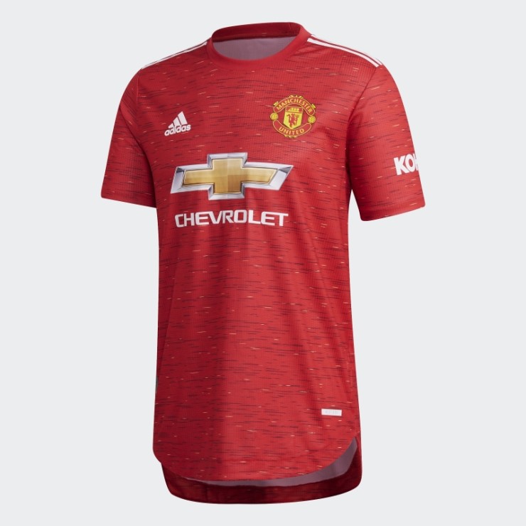 Camiseta Adidas Manchester United Primera Equipación 20/21 Autentico Rojo Real