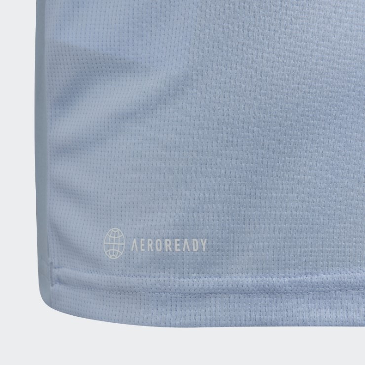 Camiseta Regular De 3 Rayas Aeroready Esencial De Tren Azul Amanecer Adidas