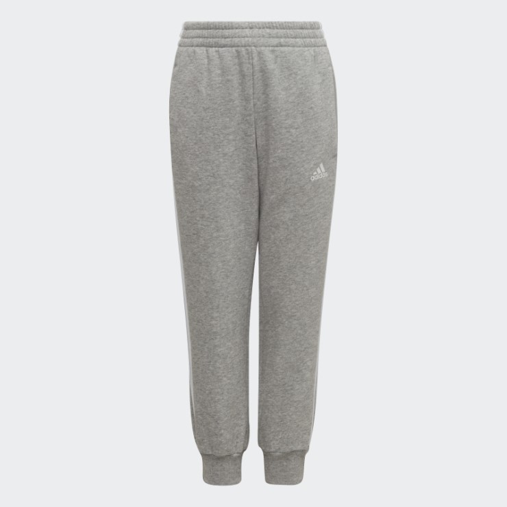 Joggers Adidas Essential De 3 Rayas En Gris Medio