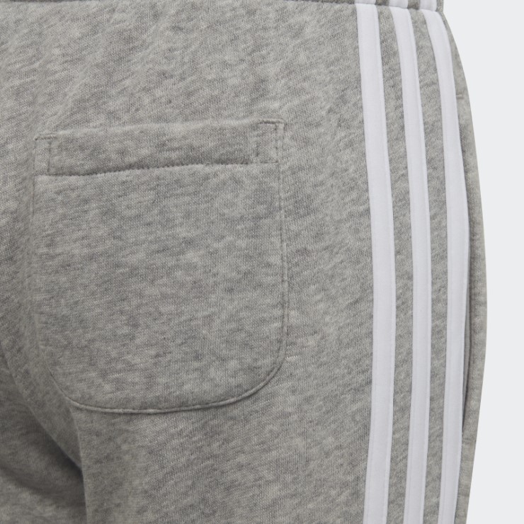 Joggers Adidas Essential De 3 Rayas En Gris Medio