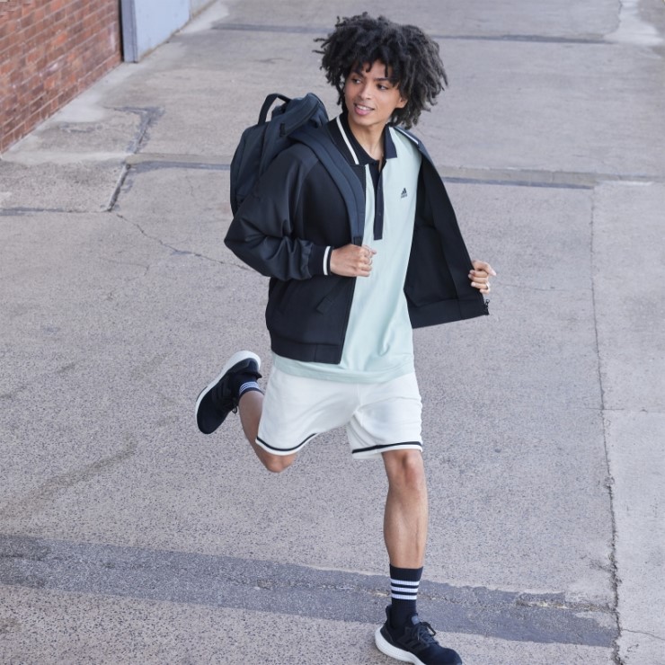 Polo Piqué Verde Adidas