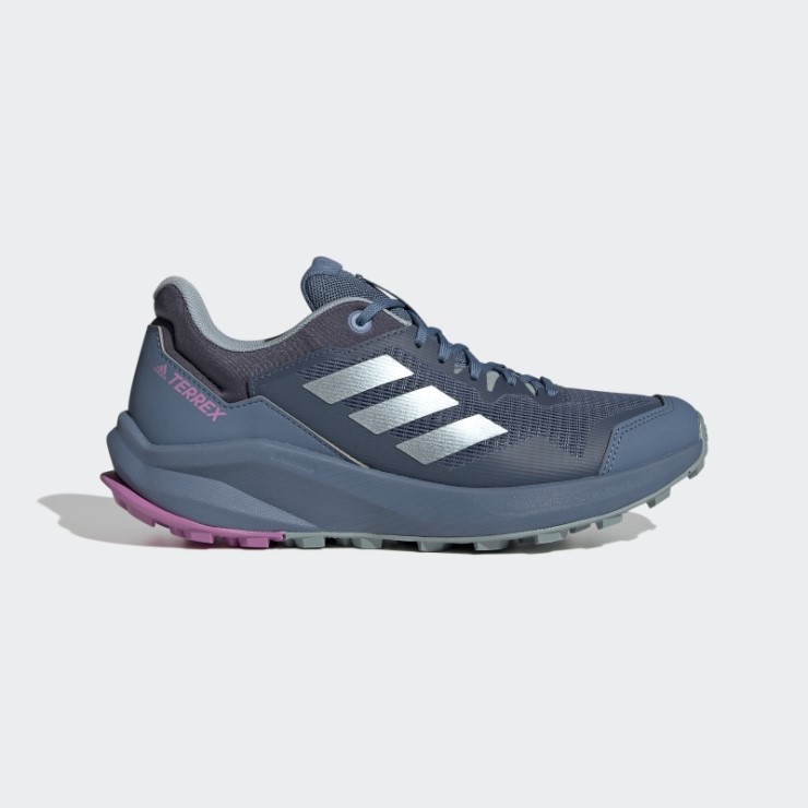 Lila Adidas Terrex Trailrider Trail Zapatos Para Correr Caliente