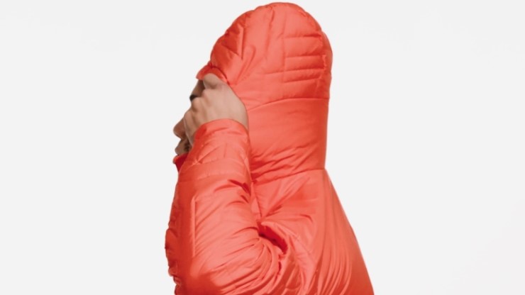 Adidas Terrex Myshelter Primaloft Chaqueta Acolchada Con Capucha Naranja