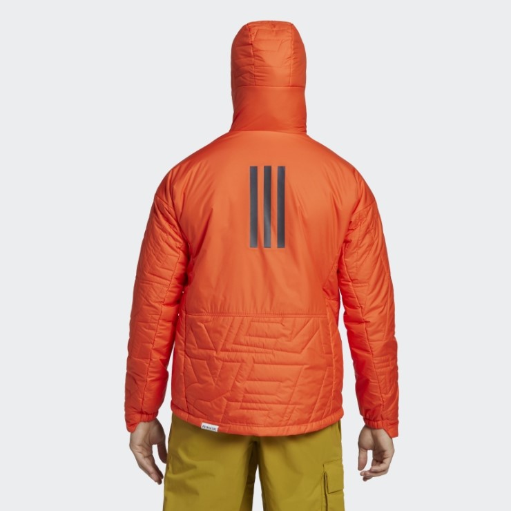 Adidas Terrex Myshelter Primaloft Chaqueta Acolchada Con Capucha Naranja