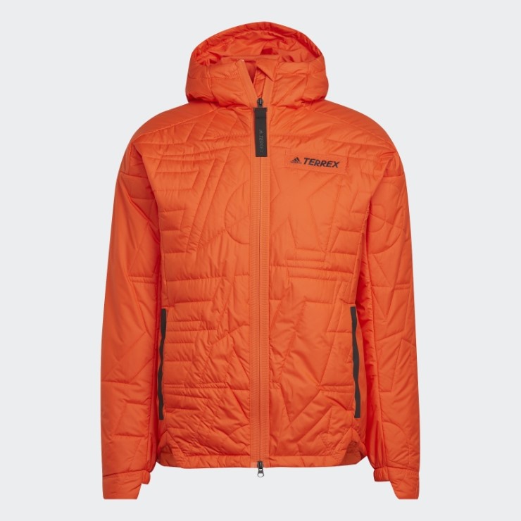 Adidas Terrex Myshelter Primaloft Chaqueta Acolchada Con Capucha Naranja