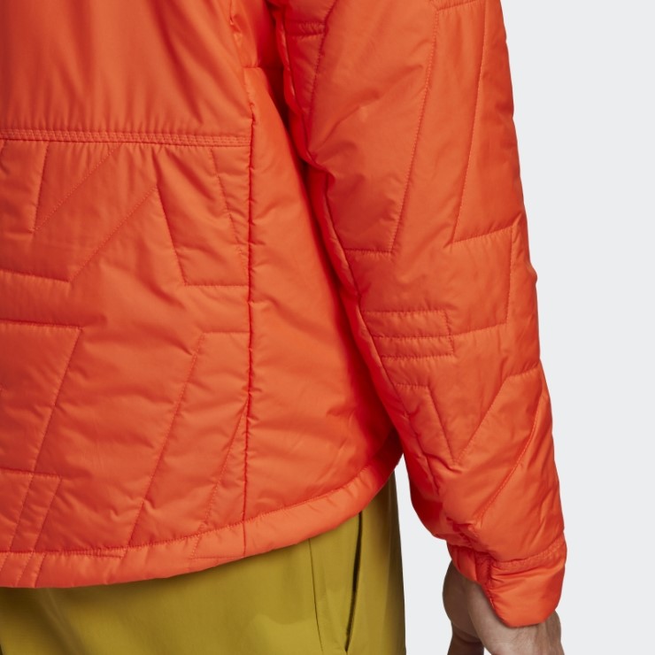Adidas Terrex Myshelter Primaloft Chaqueta Acolchada Con Capucha Naranja
