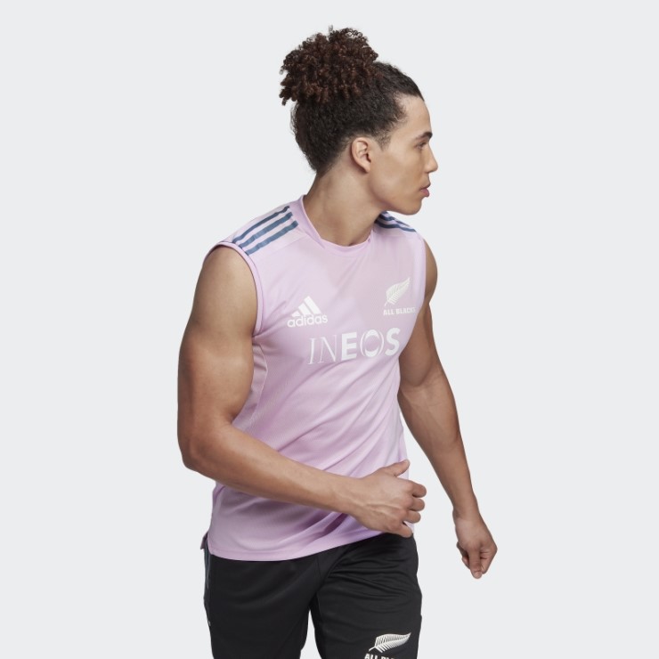 Camiseta All Blacks Rugby Performance Lila Adidas