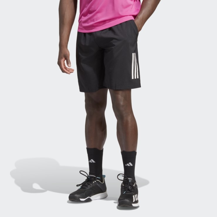 Adidas Club 3-stripes Shorts De Tenis Negro