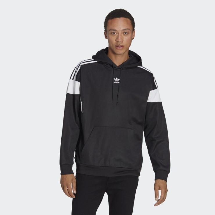 Sudadera Con Capucha Negra Adidas Adicolor Classics Cut Line