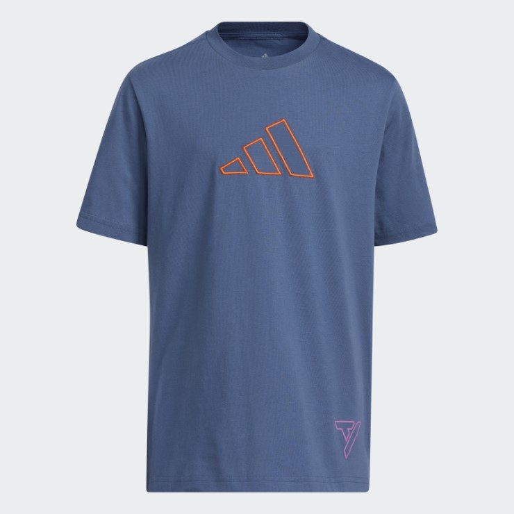 Camiseta Adidas Trae Young Azul Marino