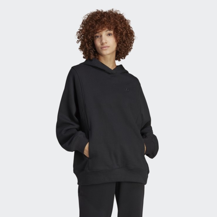 Sudadera Con Capucha Premium Essentials Negro Adidas