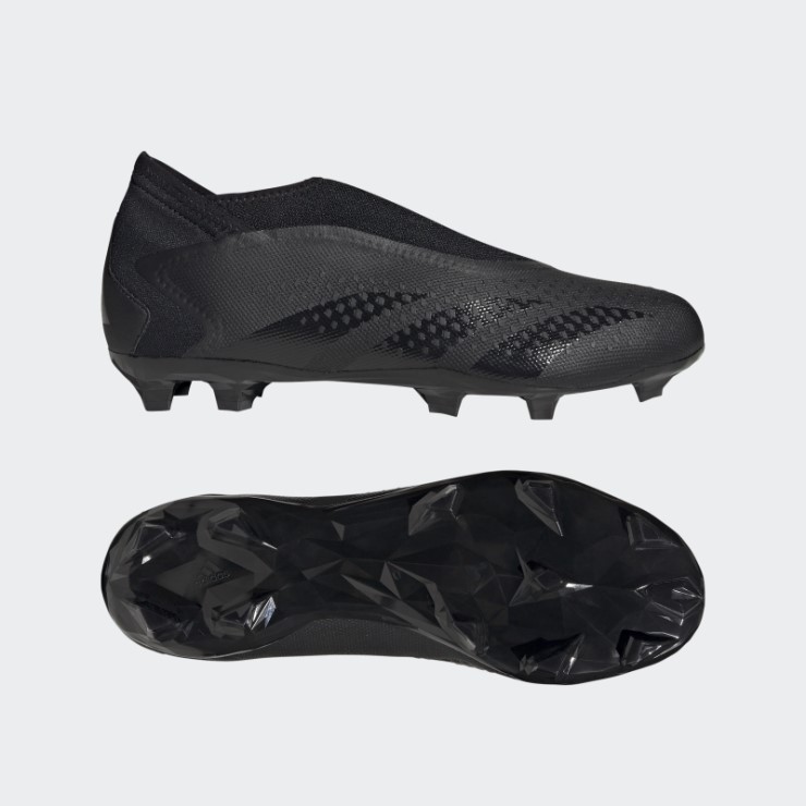 Botas De Fútbol Para Terreno Firme Sin Cordones Adidas Predator Precision.3 Negro