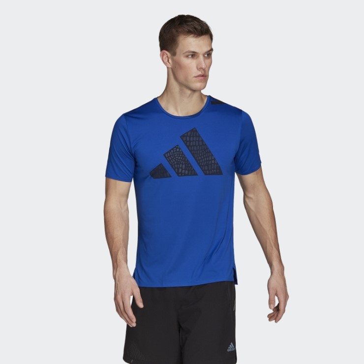 Camiseta De Entrenamiento Azul Real Con Lo Mejor De Adidas