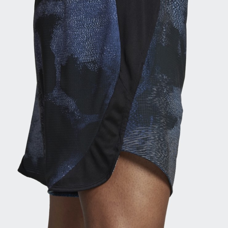 Adidas D4t Hiit Allover Print Pantalones Cortos De Entrenamiento Negro Moda