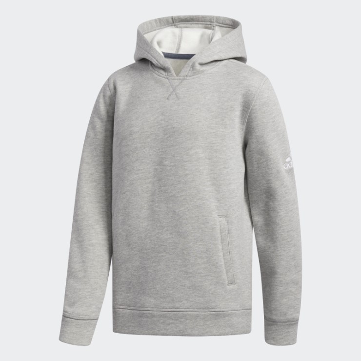 Sudadera Polar Gris Medio Adidas