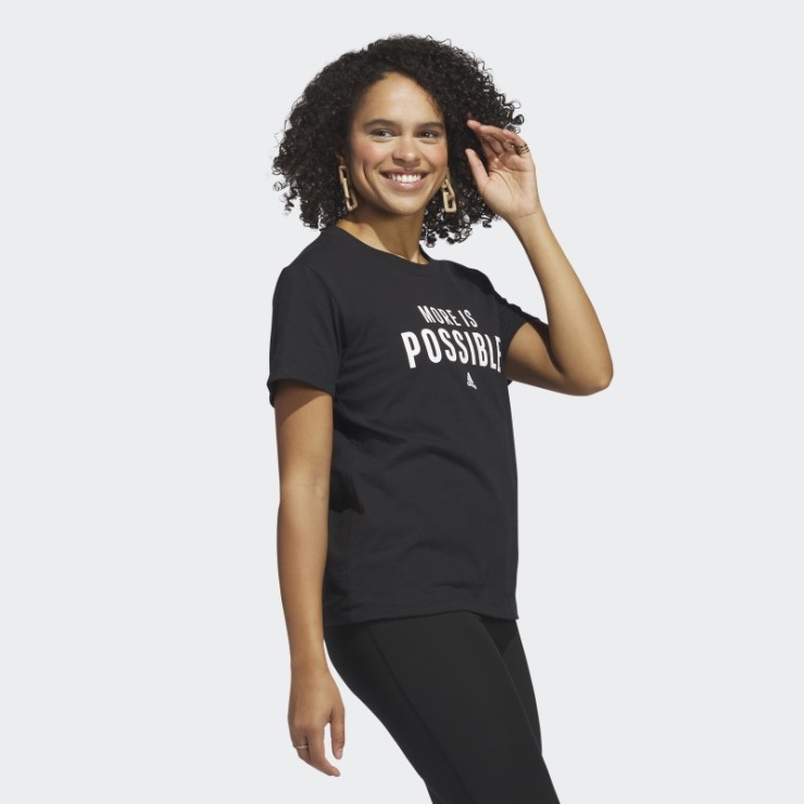 Camiseta Negra Posible Adidas