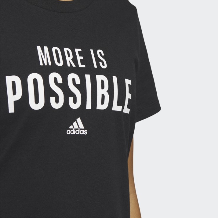 Camiseta Negra Posible Adidas