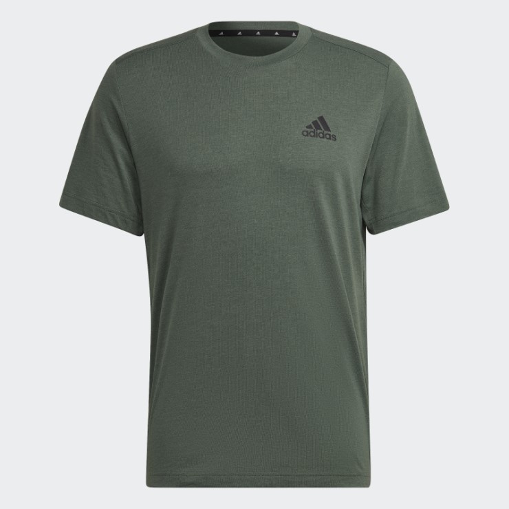 Camiseta Deportiva Adidas Green Oxide Aeroready Diseñada Para Moverse Feelready