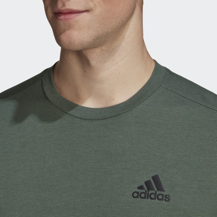 Camiseta Deportiva Adidas Green Oxide Aeroready Diseñada Para Moverse Feelready