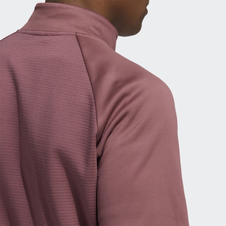 Burdeos Adidas Cold.rdy Jersey Con Cremallera De 1/4