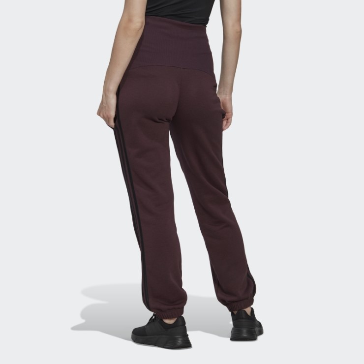 Pantalones Adidas Granate Essentials Cotton 3-stripes (maternidad)