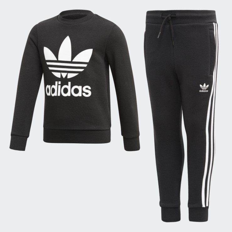 Conjunto Sudadera Adidas Negra