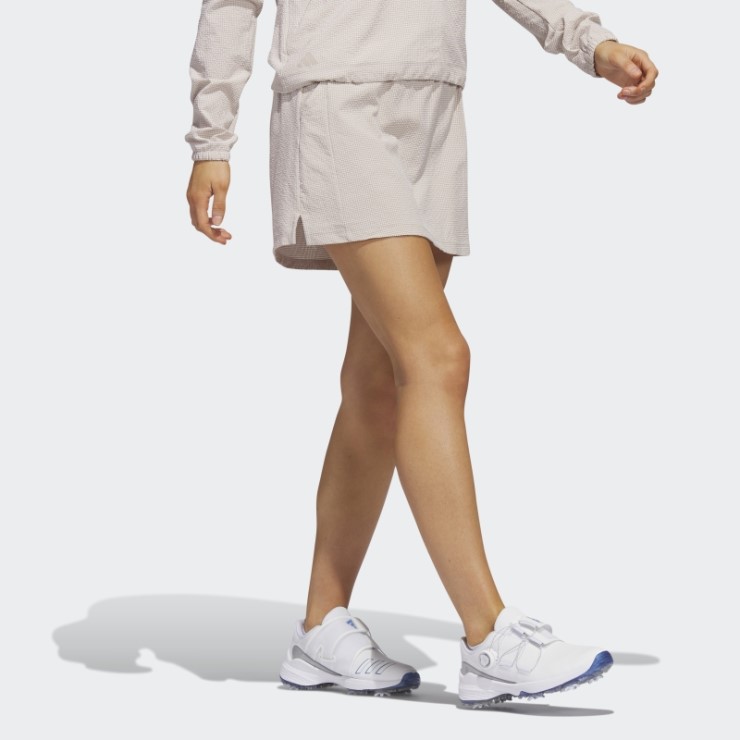 Falda Pantalón De Golf De Seersucker De 16 Pulgadas Gris Pardo Adidas
