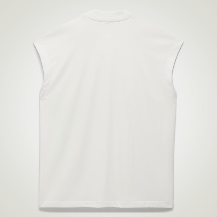 Camiseta Sin Mangas De Baloncesto Adidas Blanca