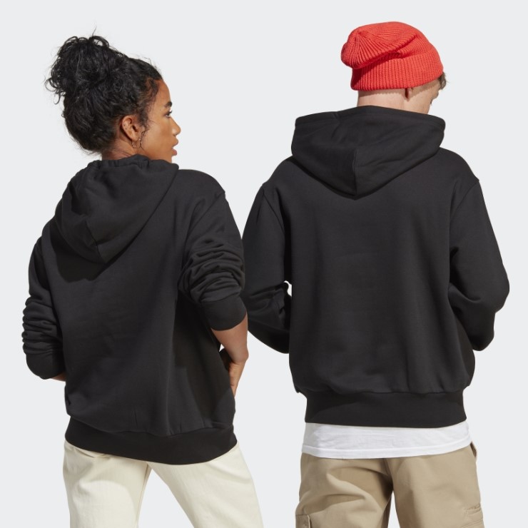 Sudadera Con Capucha Negra Adidas