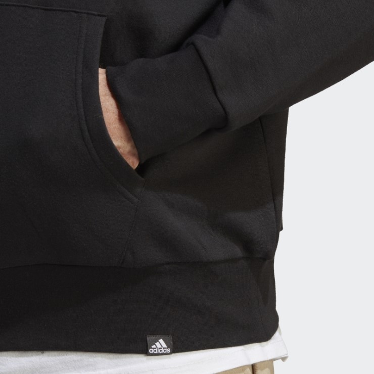 Sudadera Con Capucha Negra Adidas