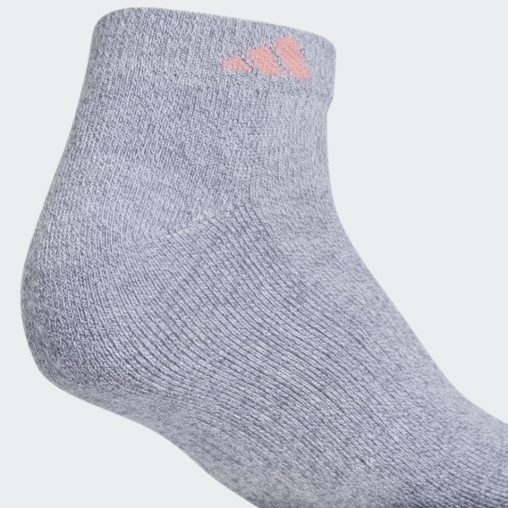 Calcetines Deportivos Corte Bajo 6 Pares Gris Medio Adidas