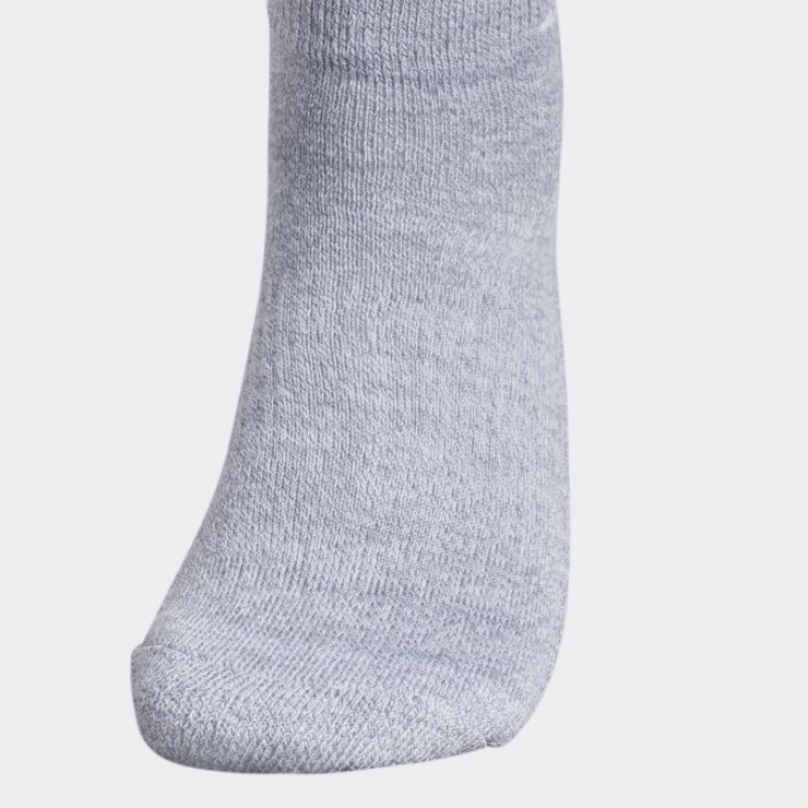 Calcetines Deportivos Corte Bajo 6 Pares Gris Medio Adidas