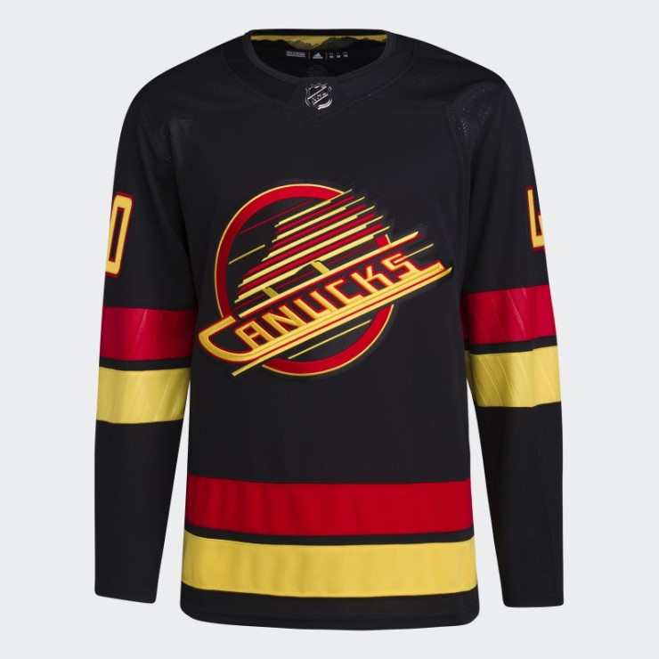 Camiseta Negra Canucks Pettersson Tercera Autentica Adidas